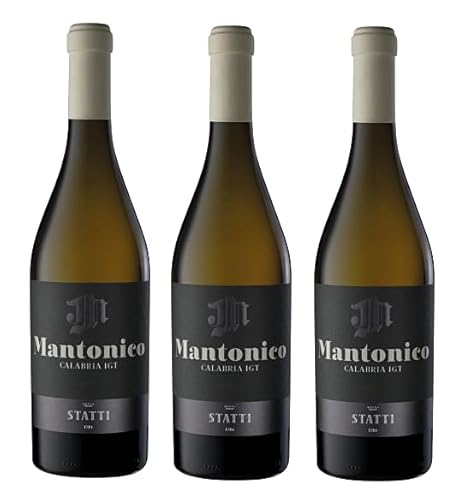 3x 0,75l - 2021er - Statti - Mantonico - Calabria I.G.P. - Kalabrien - Italien - Weißwein trocken von Statti