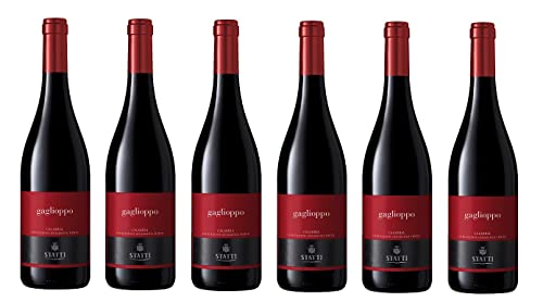 6x 0,75l - 2023er - Statti - Gaglioppo - Calabria I.G.P. - Kalabrien - Italien - Rotwein trocken von Statti