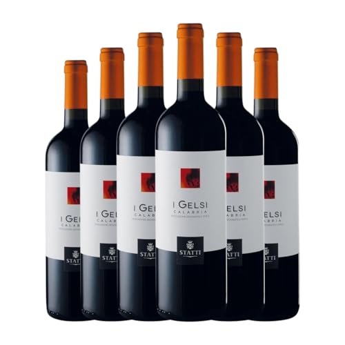 Statti I Gelsi Rosso Calabria 75 cl Rotwein (Karton mit 6 Flaschen von 75 cl) von Statti