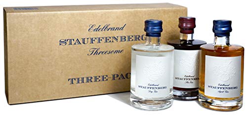 Stauffenberg Gin Geschenkset, Threesome, GVP Gin Mini, Miniatur, 3x 50 ml von Stauffenberg