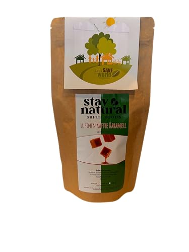 Lupinen Kaffee mit Karamell 500 g gemahlen koffeinfrei - natürlich - Vegan - koffeinfrei von Stay Natural