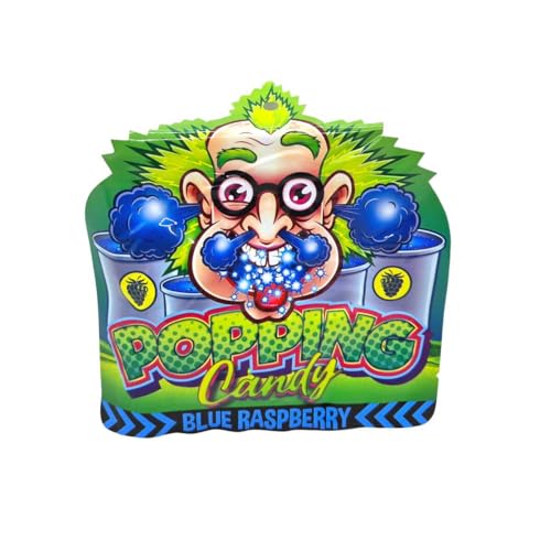 Dr. Sour Popping Candy Blue Raspberry 15g | Saure Fruchtbonbon mit blauer Himbeere inkl. Steam-Time ThankYou von Steam-Time