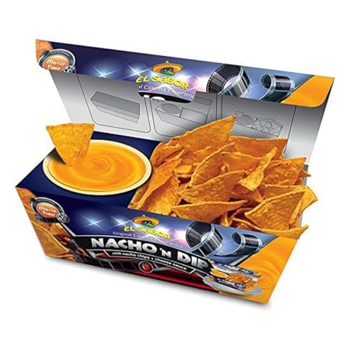 El Sabor Nacho n Dip Cheese Chili Nachos mit Cheese Dip 175g inkl. Steam-Time ThankYou von Steam-Time