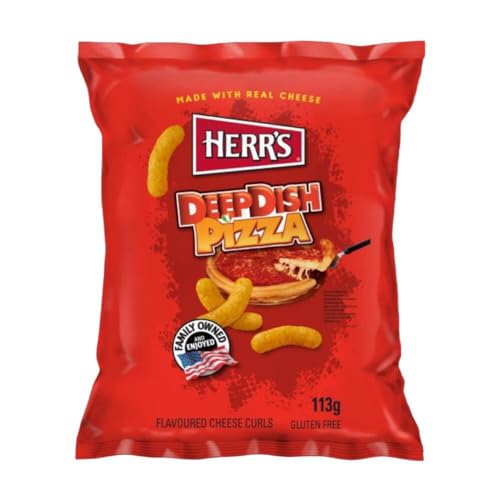 Herr's Deep Dish Pizza Cheese Curls Flips Chips 113g inkl. Steam-Time ThankYou von Steam-Time