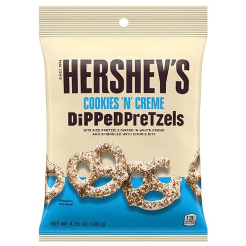 Hershey's Cookies n Creme Dipped Pretzels 120g inkl. Steam-Time ThankYou von Steam-Time