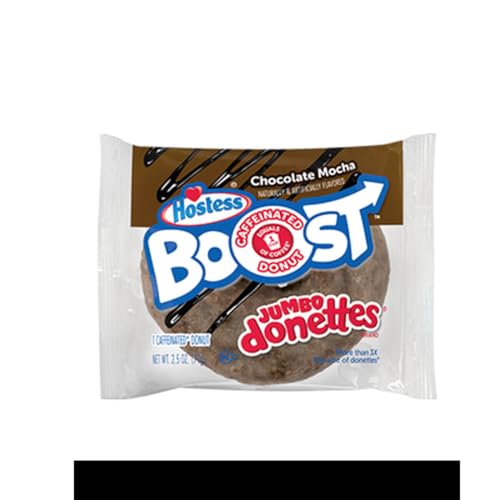 Hostess Jumbo Donettes Chocolate Macchiato Boost Caffeinated Donut 70g inkl. Steam-Time ThankYou von Steam-Time