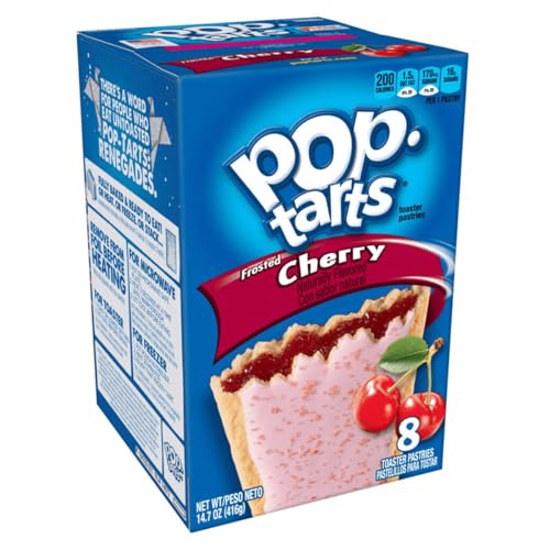 Kellogg's Pop-Tarts Frosted Cherry 8 Stück 384g inkl. Steam-Time ThankYou von Steam-Time