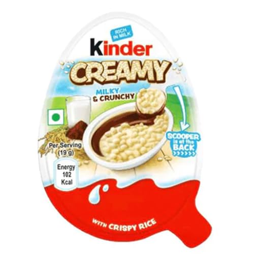 Kinder Creamy Milk and Crunchy 19g inkl. Steam-Time ThankYou von Steam-Time