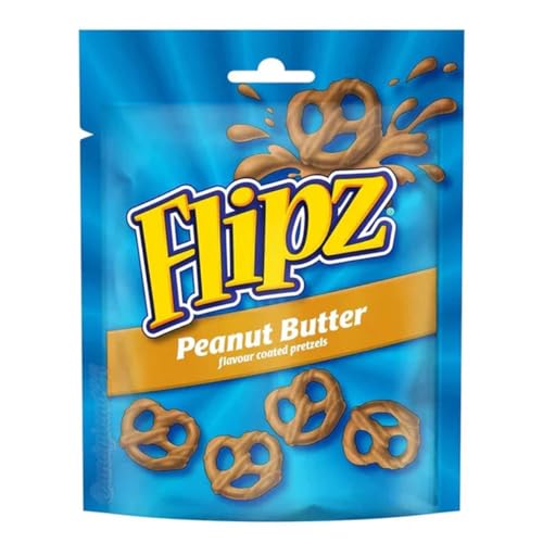 McVitie's Flipz Peanut Butterl Brezel, knusprige Salzbrezeln mit Erdnussbutterüberzug 90g inkl. Steam-Time ThankYou von Steam-Time