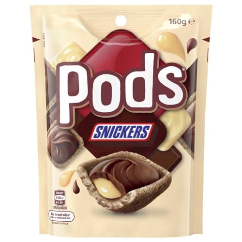 Snickers Pods 160g Snickersfüllung in knuspriger Waffel inkl. Steam-Time ThankYou von Steam-Time