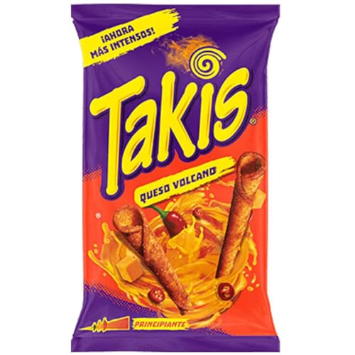 Takis Queso Volcano 100g | Maischips mit Käsegeschmack inkl. Steam-Time ThankYou von Steam-Time