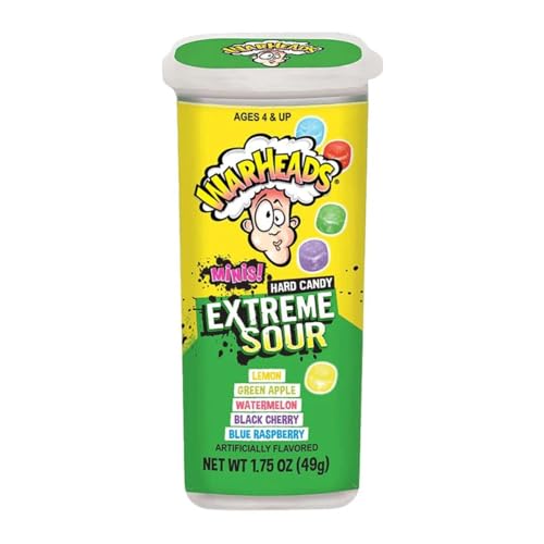 Warheads Extreme Sour Minis Hard Candy 49g inkl. Steam-Time ThankYou von Steam-Time