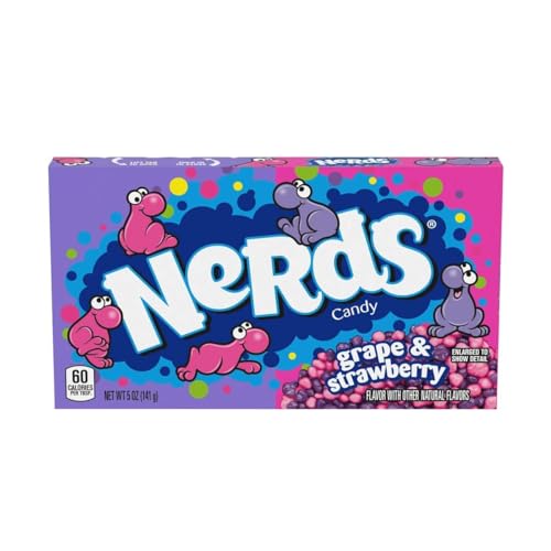 Wonka Nerds Grape & Strawberry 141,7g | Fruchtgummi mit Erdbeer & Traube inkl. Steam-Time ThankYou von Steam-Time