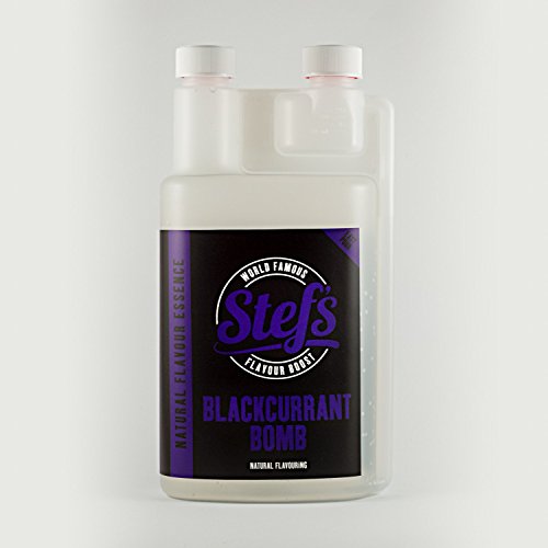 Blackcurrant Bomb - Natural Blackcurrant Essence - 1L von Stef's