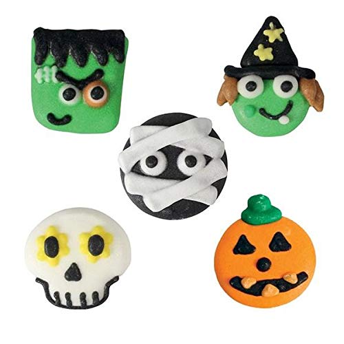 Halloween Faces Edible Cake Toppers - 20 Toppers von Stef Chef