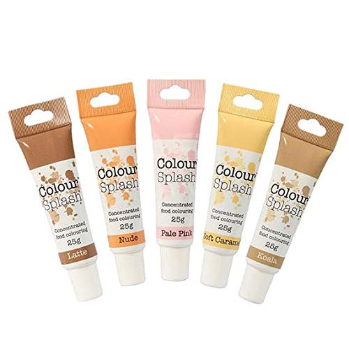 Neutral Food Colouring Gel Set - 5 Pack von Stef's