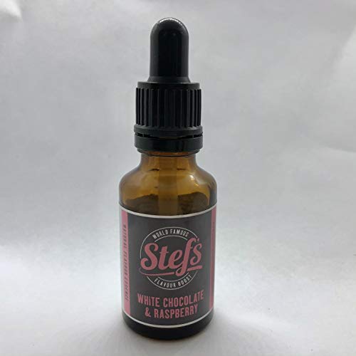 White Chocolate & Raspberry Natural Essence - 100ml von Stef's