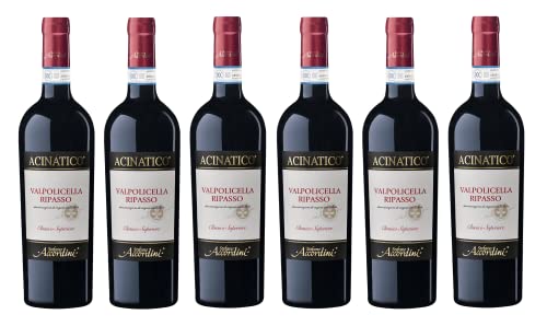 6x 0,75l - 2022er - Stefano Accordini - Acinatico - Ripasso - Valpolicella Classico Superiore D.O.P. - Veneto - Italien - Rotwein trocken von Stefano Accordini