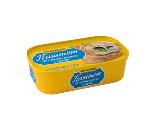 Steinhauer Dorschleber-Pate mit Dorschrogen 125g von Steinhauer