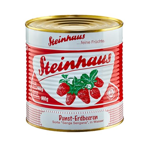 Steinhaus Dunst Erdbeeren feine Früchte leicht gezuckert 2650ml von Steinhaus