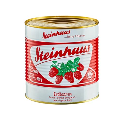 Steinhaus Erdbeeren Dosen Erdbeeren perfekt fürs Dessert 2650ml von Steinhaus