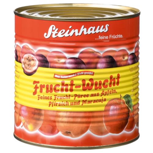 Steinhaus Frucht Wucht Pfirsich Maracuja Püree ungesüßt 2650g von Steinhaus