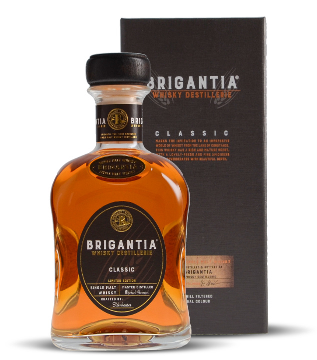 Steinhauser Brigantia Single Malt Whisky vom Bodensee (43 % vol., 0,7 Liter) von Steinhauser