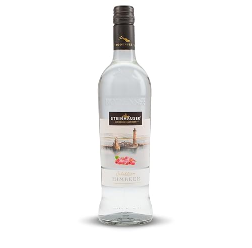 Steinhauser Himbeer Bodensee Selektion Lindauer, 40% vol, 700ml | ein milder Himbeergeist gewonnen aus sonnengereiften Bodensee Himbeeren von Steinhauser