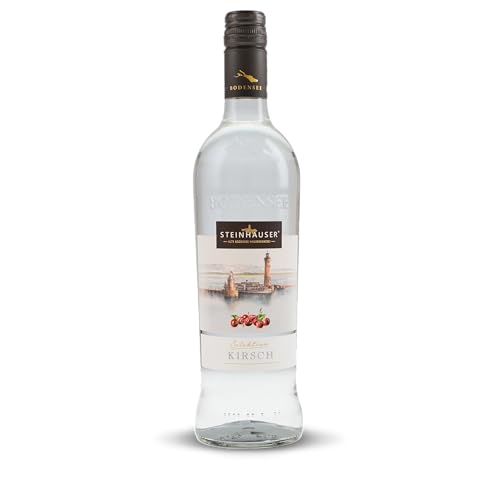 Steinhauser Kirsch Bodensee Selektion Lindauer, 40% vol, 700ml | 100% echter Obstbrand | ein mildes Kirschwasser gewonnen aus sonnengereiften Bodensee Kirschen von Steinhauser