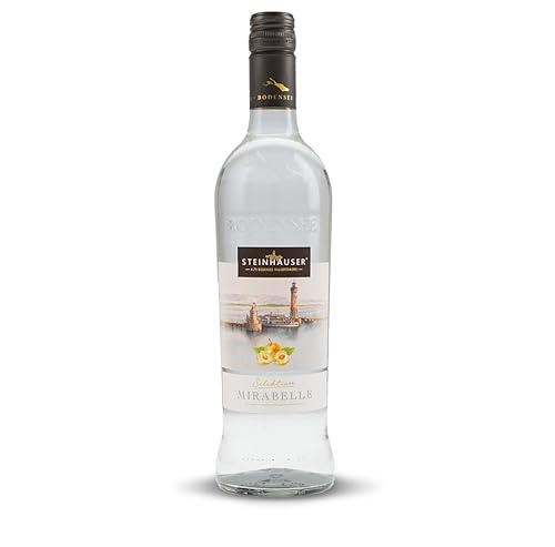 Steinhauser Mirabelle Bodensee Selektion Lindauer, 40% vol, 700ml | 100% echter Obstbrand | ein mildes Mirabellenwasser gewonnen aus sonnengereiften Bodensee Mirabellen von Steinhauser