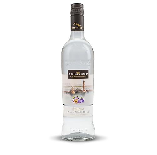 Steinhauser Zwetschgenwasser Bodensee Selektion Lindauer, 40% vol, 700ml | 100% echter Obstbrand | ein milder Brand gewonnen aus sonnengereiften Bodensee Zwetschgen von Steinhauser