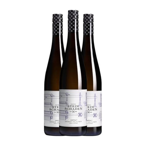 Steinschaden Löss & Stein Grüner Veltliner Kamptal 75 cl Weißwein (Karton mit 3 Flaschen von 75 cl) von Steinschaden