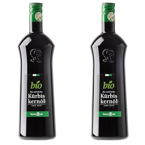 Steirisches Kürbiskernöl g.g.A. BIO (1000 ml) (Packung mit 2) von Steirerkraft