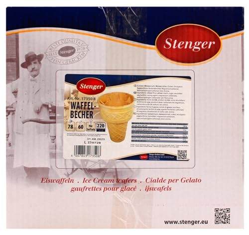 Stenger Waffelbecher groß, (1 x 220 Stück) von Stenger