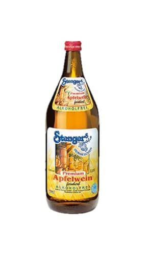 Stengers Premium Apfelwein feinherb Alkoholfrei 6 x 1 Liter inkl. 0,90€ MEHRWEG Pfand von Stengers