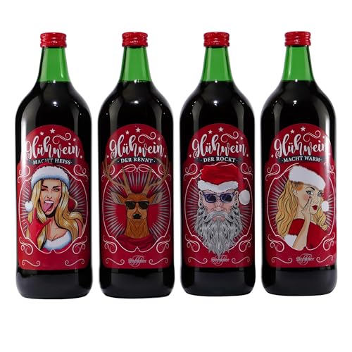 Stettner Weihnachts Glühwein Edition -Zufall Etikett- (6 x 1,0L) von Stettner