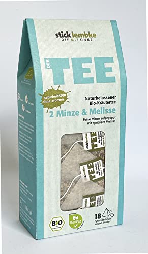 Naturbelassener Kräutertee 2 Minze & Melisse 18 x 2 g , Bio von Stick Lembke