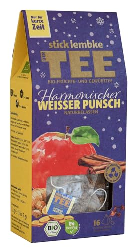 Stick & Lembke Bio Früchte und Gewürztee Weisser Punsch 16 x 2 g von Stick & Lembke