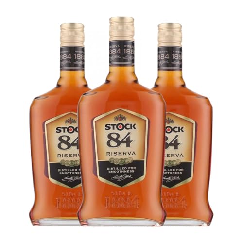 Brandy Stock 84 Reserve 70 cl (Karton mit 3 Flaschen von 70 cl) von Stock 84