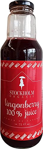 Preiselbeersaft 100%, 750 ml, Bio von Stockholm Organic