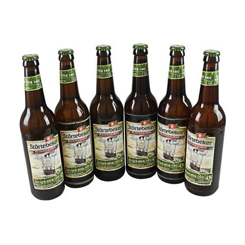 Störtebeker BIO Keller Bier 1402 (6 Flaschen à 0,5 l / 4,8% vol.) von Störtebecker Braumanufaktur