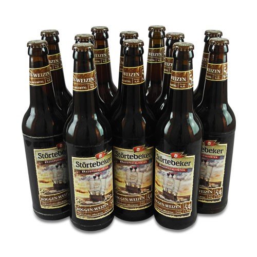 Störtebeker BIO Roggen Weizen (12 Flaschen à 0,5 l / 5,4% vol.) von Störtebecker Braumanufaktur