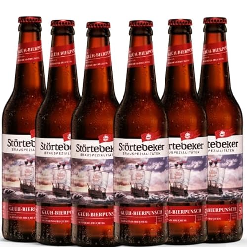 Störtebeker Glüh-Bier (6 Flaschen à 0,5 l / 5,0 % vol.) Mehrweg von Störtebecker Braumanufaktur