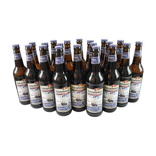 Störtebeker Pilsener - norddeutsch herb (20 Flaschen à 0,5 l / 4,9% vol.) von Störtebecker Braumanufaktur