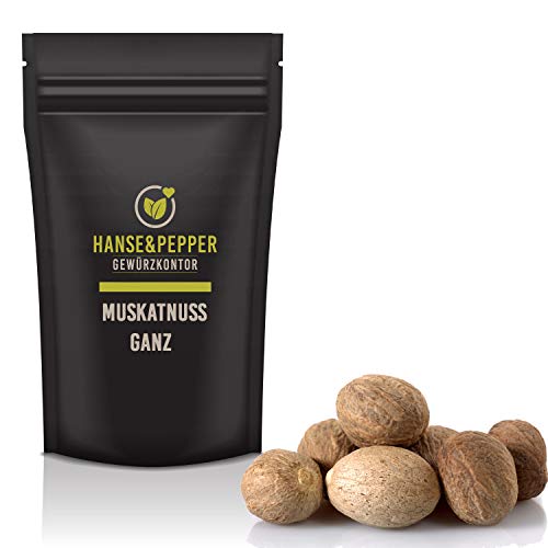 15 Stück Muskatnuss ganz Muskatnüsse natürlich vom Hanse&Pepper Gewürzkontor - Gourmet Serie von Hanse&Pepper Gewürzkontor