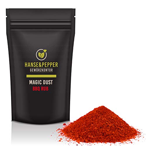 1kg Magic Dust Barbecue Rub Grill Gewürz Trockenmarinade 100% Vegan Gewürze - Spicy Pro Serie von Hanse&Pepper Gewürzkontor