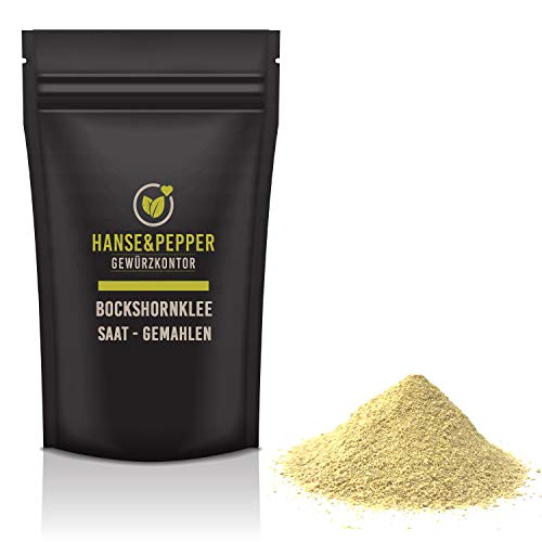 500g Bockshornklee-Saat Edles Gewürz gemahlen Pulver natürlich vom Hanse&Pepper Gewürzkontor - Gourmet Serie von Hanse&Pepper Gewürzkontor