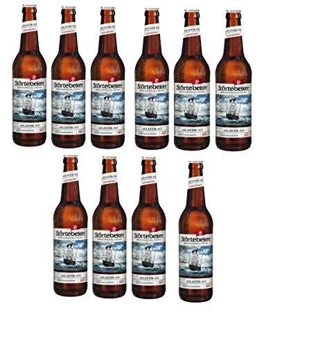 10 Flaschen Störtebeker Atlantik Ale Alkoholfrei a 0,5L Brauspezialität Vol. inc. 0.80€ MEHRWEG Pfand von Störtebeker