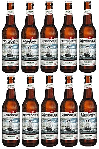 10 Flaschen Störtebeker Frei-Bier Alkoholfrei a 0,5L Brauspezialität Vol. inc. 0.80€ MEHRWEG Pfand von Störtebeker