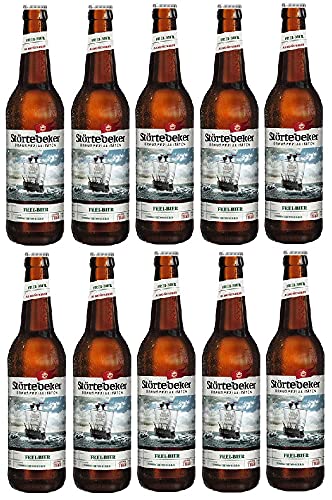 10 Flaschen Störtebeker Frei-Bier Alkoholfrei a 0,5L Brauspezialität Vol. inc. 0.80€ MEHRWEG Pfand von Axppin